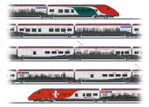 Trix 25811 - H0 - 7-tlg. Triebzug RABe 501 Giruno, SBB, Ep. VI - DC-Sound